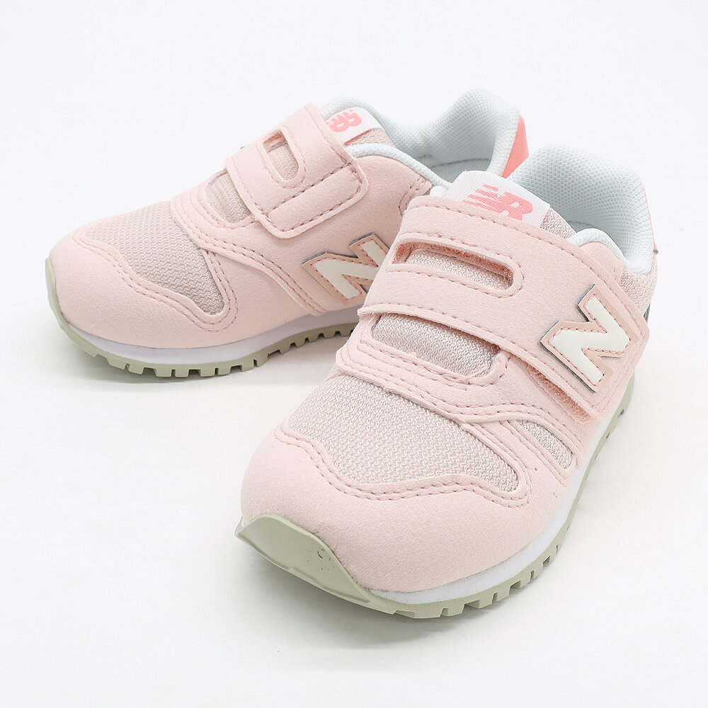 ニューバランス I373 47C ピンク 超軽量 面ファスナー ベルクロ マジックテープ がばっと開いて履かせやすい ベビー ファースト シューズ 赤ちゃん 歩き始め 靴 スニーカー クッション性 耐久性 プレゼント 出産祝い newbalance 373 Hook and Loop I37347C