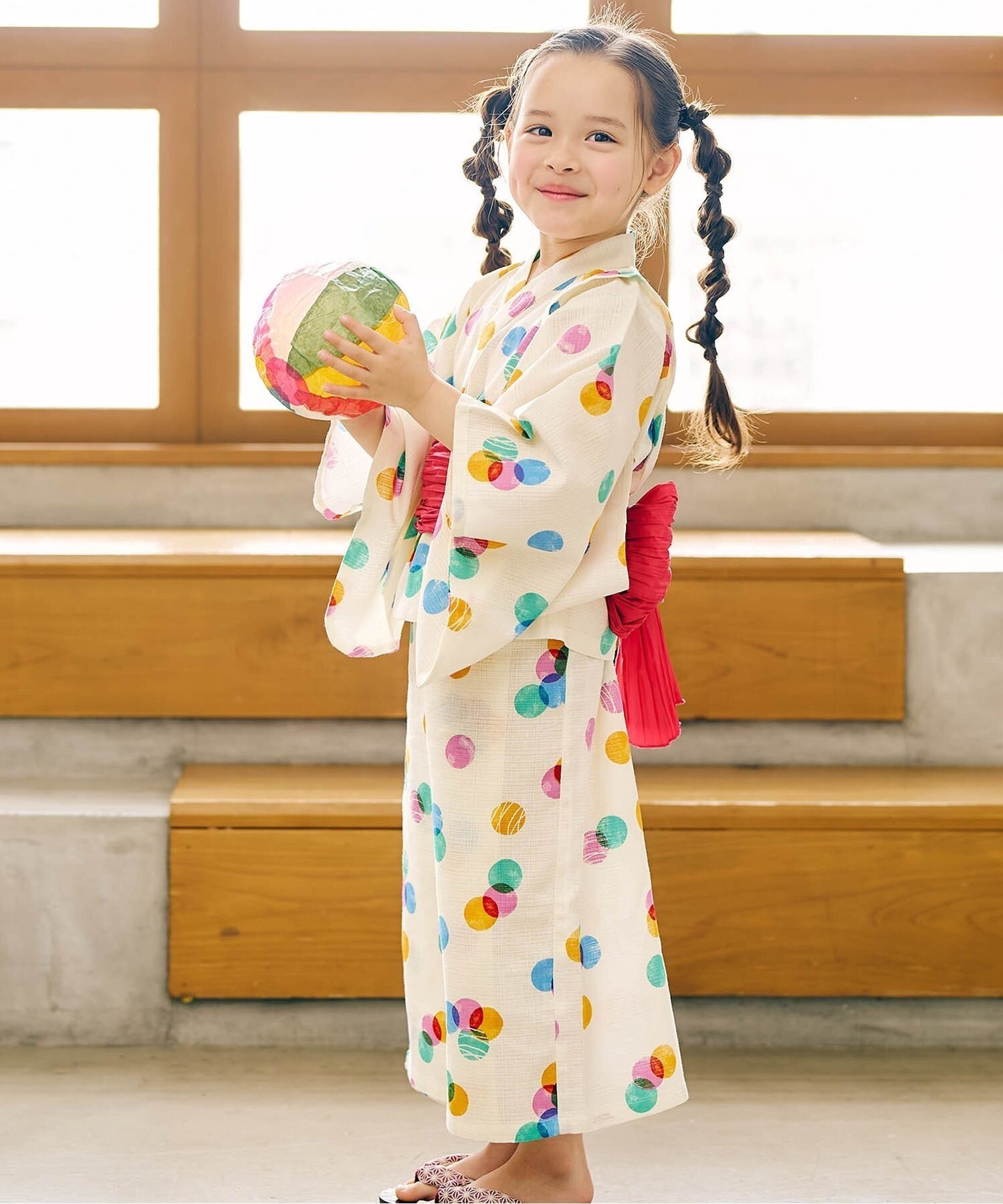 apres les cours アプレのはんなりGIRLS2WAYセパレート浴衣 エフオーオンラインストア 着物・浴衣・和装小物 浴衣 イエロー ピンク ブルー オレンジ パープル【送料無料】