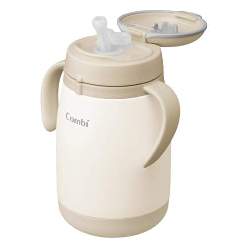 Combi コンビ 【ラクマグから遂に保冷タイプが登場】 保冷 ラクマグ ステンレス ベージュ 370ml 魔法びん構造で冷たさキープ 送料無料