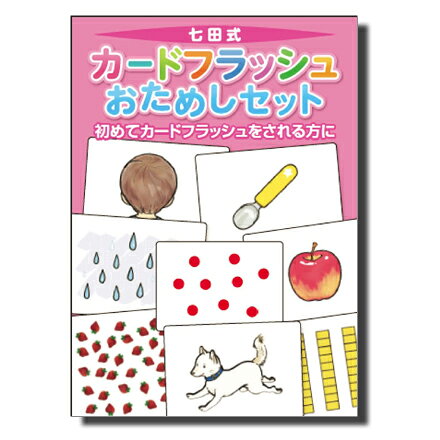 ベビー用教材 ひらがな カタカナ 「七田式カードフラッシュおためしセット」