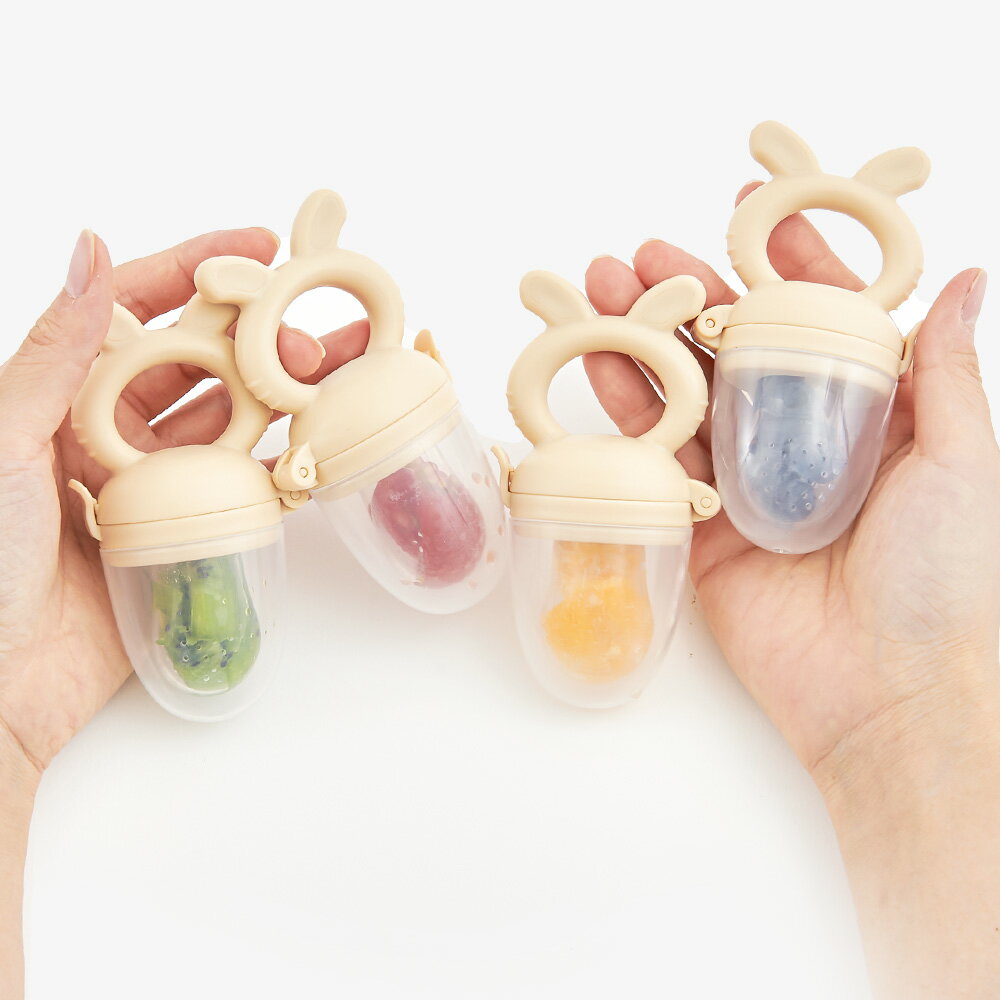 税込3,980円以上で送料無料(※一部離島除く)ATTIRABBITベビーバニーフルーツフィーダー幼児赤ちゃん 果物 出産お祝い ベビーフィーダー 1歳2歳3歳