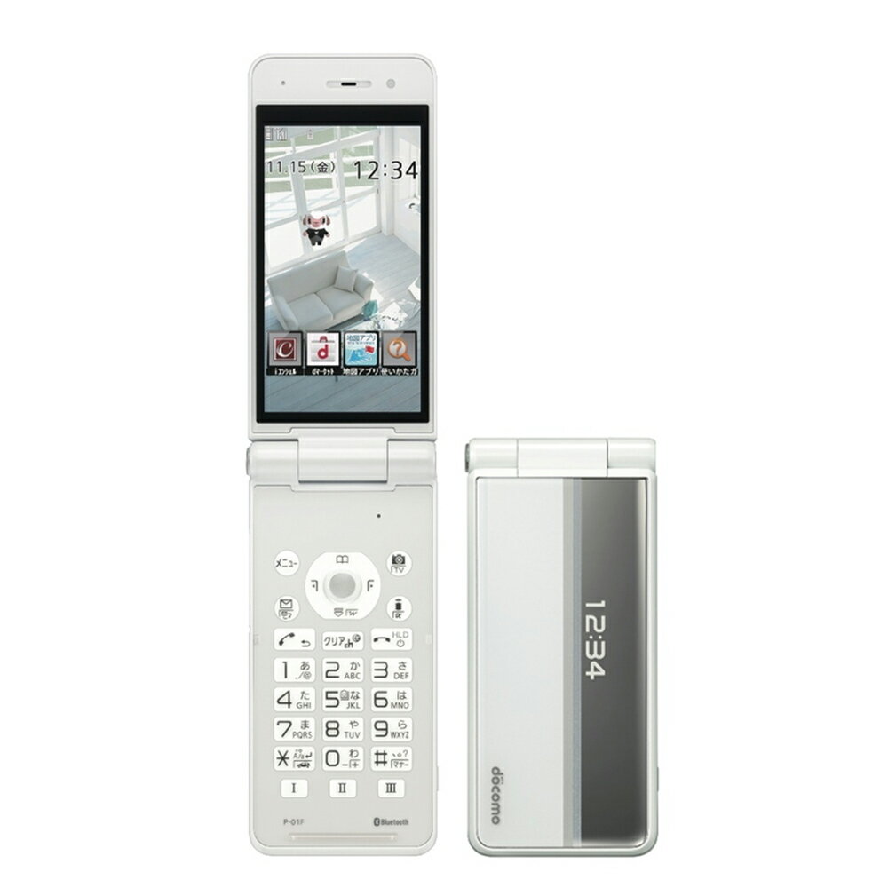 ドコモ ケータイ P-01F中古 白ロム 携帯電話パナソニック ケータイ ガラケー