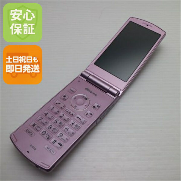 【中古】 超美品 N-01G ピンク 安心保証 即日発送 ガラケー NEC DoCoMo 本体 白ロム 土日祝発送OK