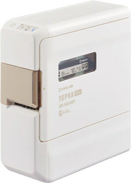 キングジム｜KING JIM ラベルプリンター「テプラ」PRO　SR-R2500P-W SR-R2500P-W
