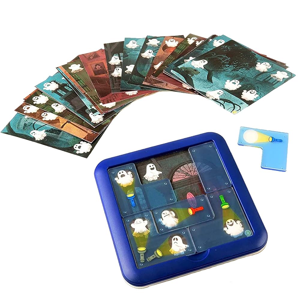 【中古】【カード、取扱説明書、外箱、本体】Smart Games ゴーストハンター 脳トレ パズル ボードゲーム SG433JP 正規品 DVD2