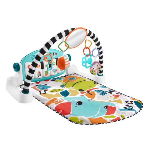 【4/6 09:59まで! 最大2000円OFFクーポン!!】フィッシャープライス あんよでキック！感覚が育つ4WAYバイリンガル・ピアノジムおもちゃ こども 子供 知育 勉強 ベビー 0歳