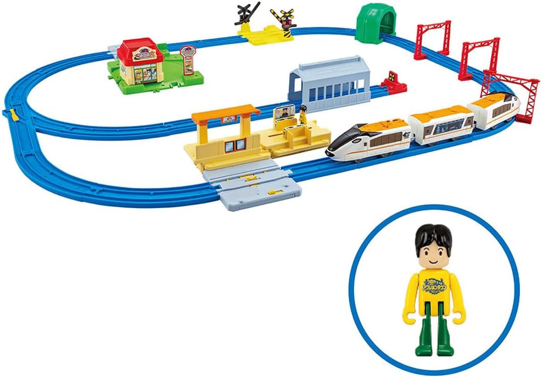 【送料無料】 タカラトミー プラレール 情景いっぱい!トミカと遊べる!アクションタウンセット 4904810990581