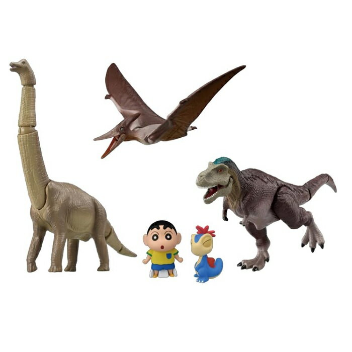 【マラソン中 P5倍】 アニア 『 映画 クレヨンしんちゃん オラたちの恐竜日記 』すごいゾ! 恐竜対決セット TAKARATOMY タカラトミー フィギュア 人形 クレヨンしんちゃん 恐竜 おもちゃ 男の子 誕生日 クリスマス プレゼント 3歳から