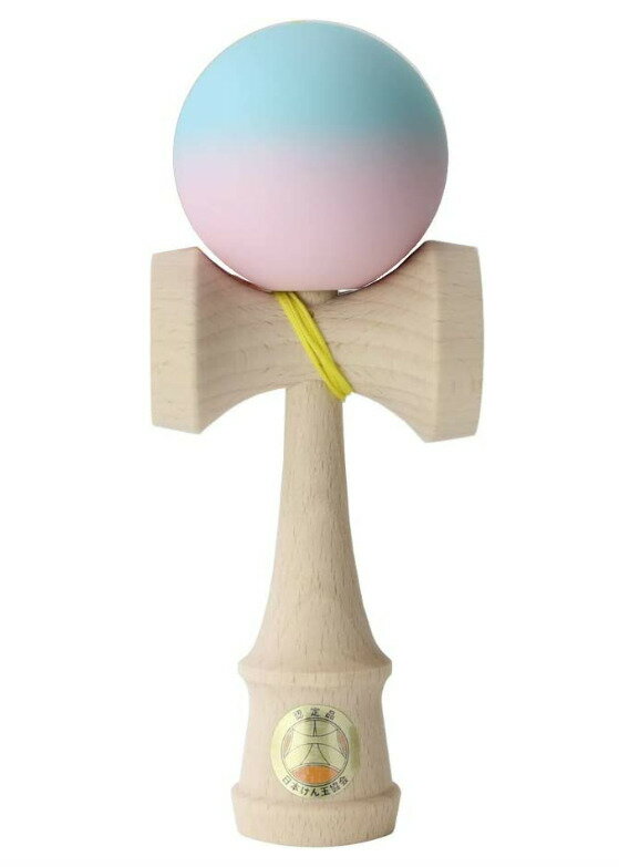 けん玉 山形工房 競技用 大空 日本けん玉協会認定 Matte 水色&ピンク