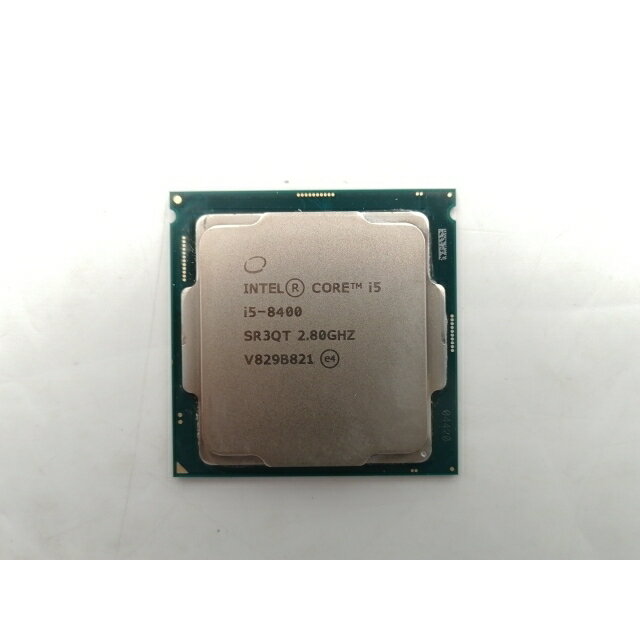 【中古】Intel Core i5-8400 (2.8GHz/TB:4GHz) bulk LGA1151/6C/6T/L3 9M/UHD630/TDP65W【ECセンター】保証期間1週間