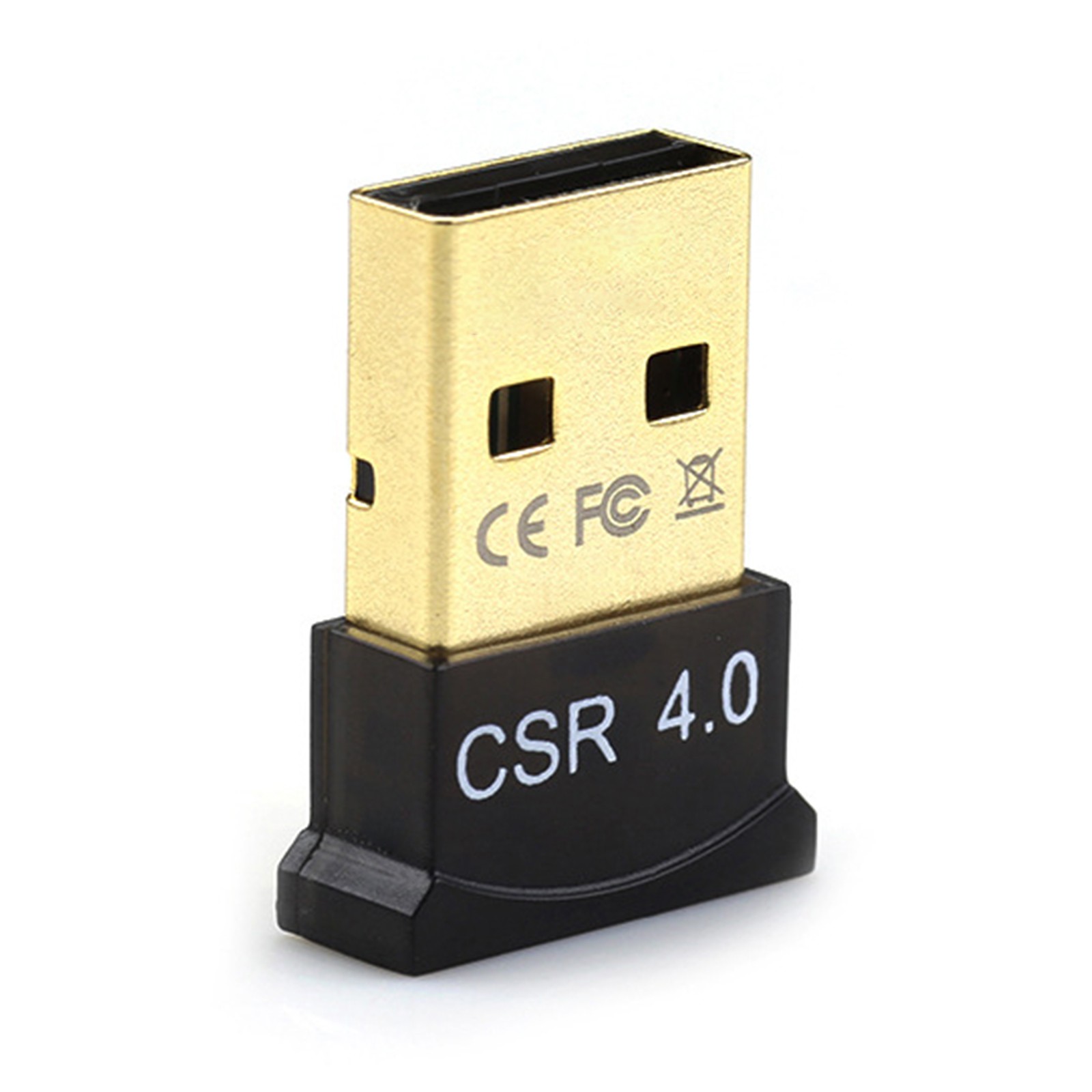 ブルートゥースレシーバー アダプター USB CSR4.0 デュアルモード コンピュータ用 ファイル転送（ブラック）