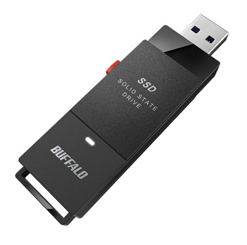 バッファロー(Buffalo) USB 3.2(Gen.1)対応 テレビ対応・スティック型SSD SSD-PUT1.0U3-BKC ブラック SSD:1TB