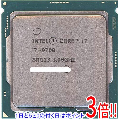 【1日と5.0のつく日、18日はポイント3倍!】【中古】Core i7 9700 3.0GHz LGA1151 65W SRG13