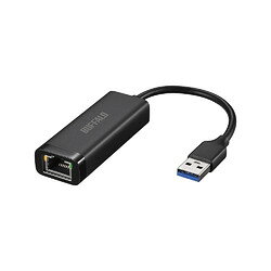 バッファロー LUA6-U3-AGTE-BK Giga USB3.2 Gen1対応 有線LANアダプターType-A対応 取り寄せ商品
