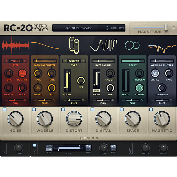 XLN AUDIO RC-20 Retro Color ダウンロード版 【最短当日シリアルPDF納品】【特価！在庫限り】