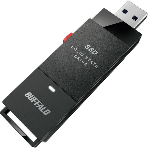 BUFFALO USB3.2(Gen1) ポータブルSSD 500GB スティック型 SSD-PUT500U3-BKC