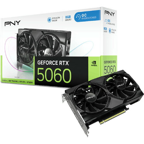 PNY GeForce RTX 5060 8GB Overclocked Dualfan VCG50608DFXPB1-O