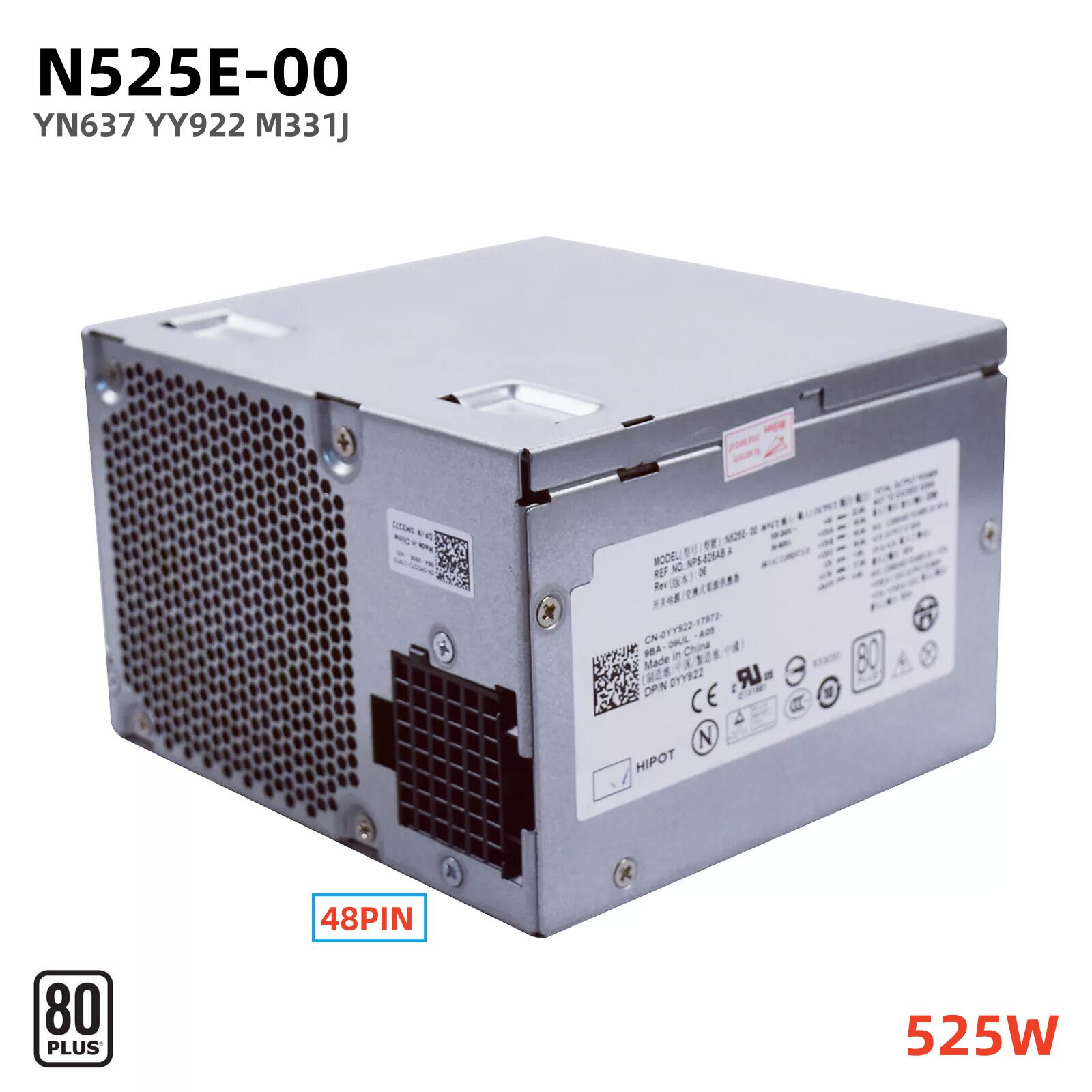 純正新品 DELL デル Precision T3400 400SC 390 380 PowerEdge T410用 525W 電源ユニット デスクトップ電源装置 48ピン N525E-00 H525E-