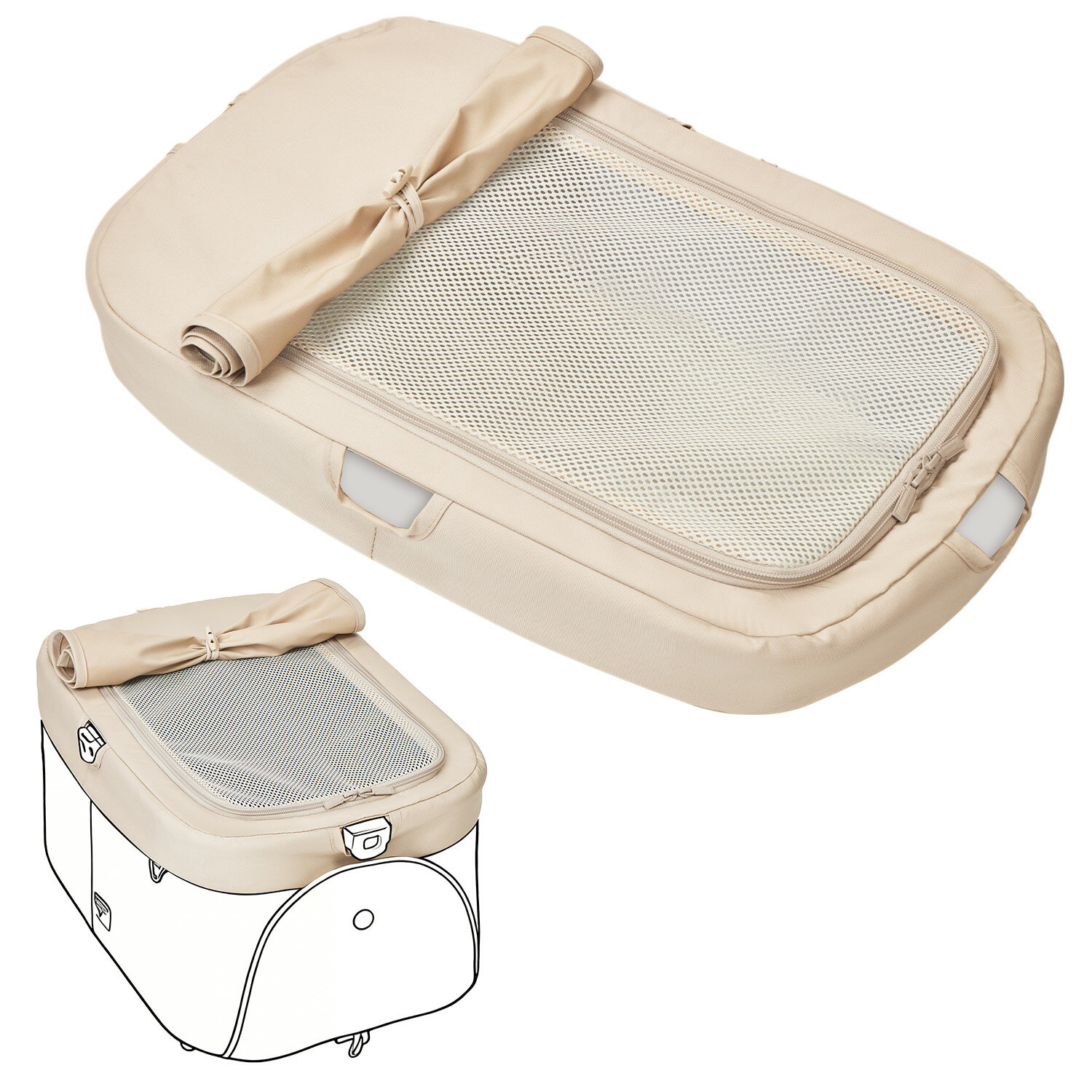 ペットカート PC28MILOU SMALL SIZE電車専用カバー