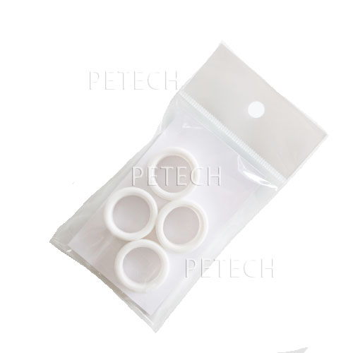 ジョーウェル　シリコン指リング　ホワイト（4個入り）　【メール便対応】　★