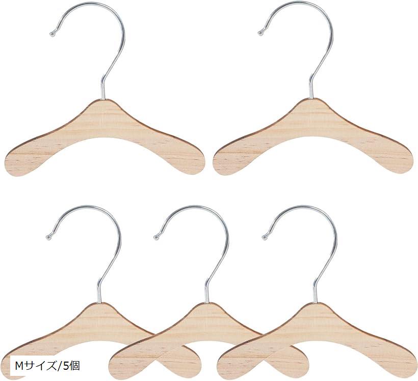 【楽天ランキング1位入賞】ペットハンガー 木製 犬 猫 おしゃれ かわいい ドッグウェア 洋服 Mサイズ/10個 Sサイズ/10個 Sサイズ/5個 Mサイズ/5個