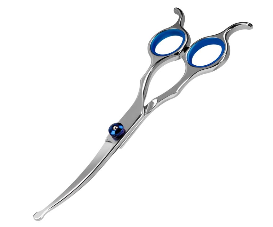 カーブシザー 犬 猫 トリミング ハサミ トリマー ペット用 ステンレス製