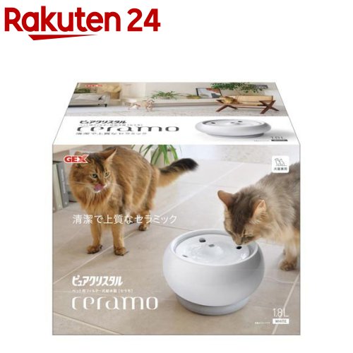 ピュアクリスタル セラモ 1.8L ホワイト(1個)【ピュアクリスタル】