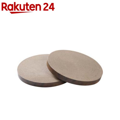 バリバリボウルタワー X L交換用つめとぎ ダークブラウン(2個パック)【猫壱】