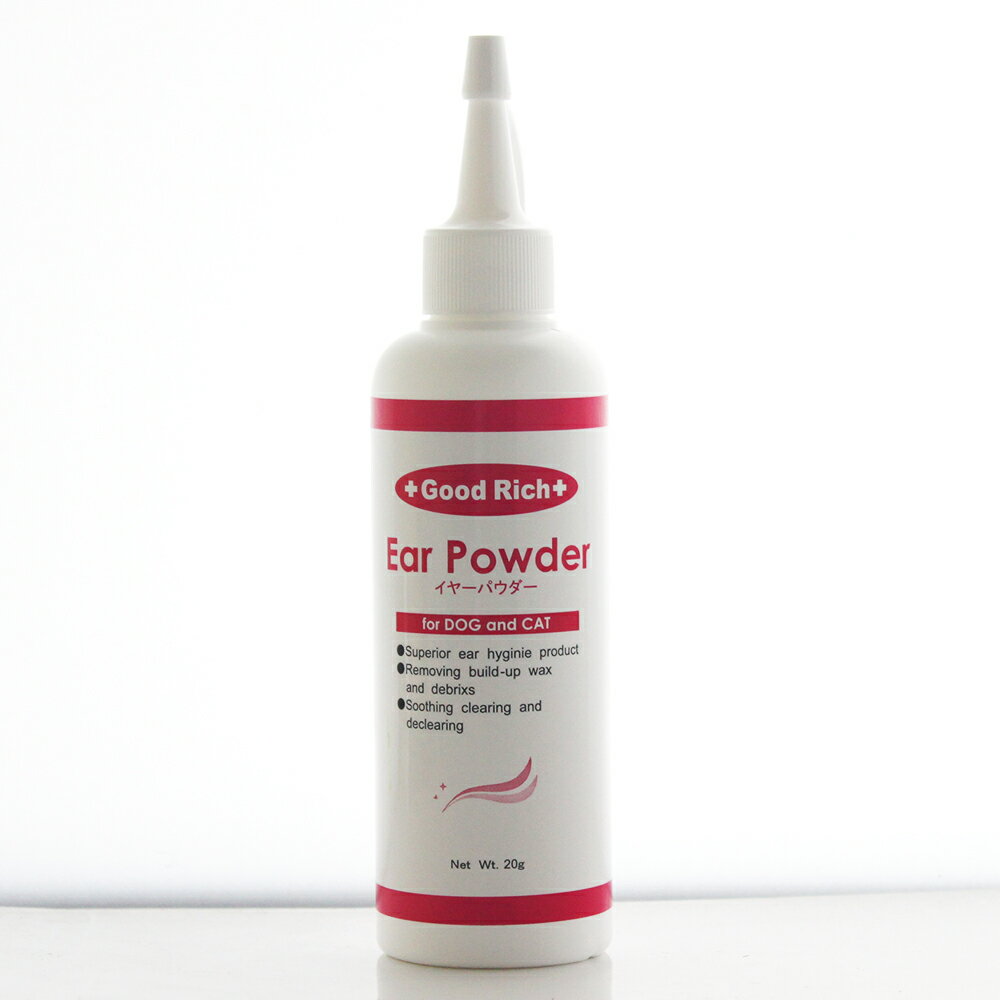 グッドリッチ イヤーパウダー 20g 犬 ドッグ ペット お手入れ用品 耳ケア ペット用耳掃除パウダー グッズ 文永堂薬品