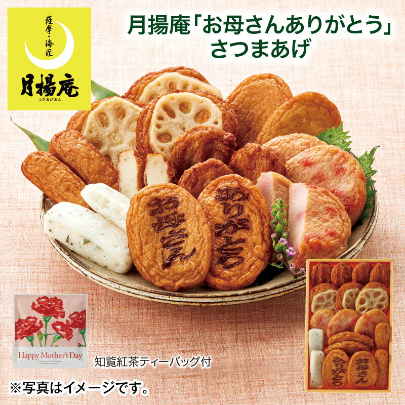 母の日 早割期間中！4/6（月）まで【通常価格2,980円⇒2,740円】母の日 ＜月揚庵＞「お母さんありがとう」さつまあげ 送料込み ギフト プレゼント 贈答 お取り寄せ お土産 (レビュー記入で300円OFFクーポン配布中)