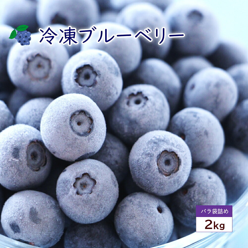 冷凍 ブルーベリー 冷凍ブルーベリー 約2kg 大容量 ベリー 冷凍果実 フルーツ 果物 くだもの 送料無料