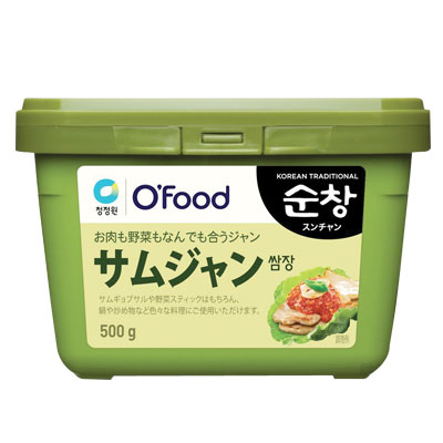 O'Food スンチャン サムジャン 味付け味噌 500g清浄園 オーフード 焼肉 サンチュ味噌 韓国調味料 韓国食品
