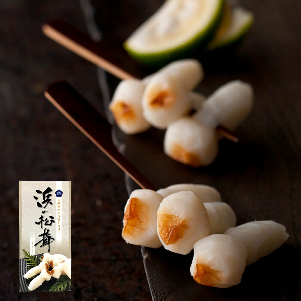 浜の松茸 珍味蒲鉾 10粒入り 10袋セット 送料無料 クール便 おつまみ ザ・広島ブランド かまぼこ 大崎水産 お土産