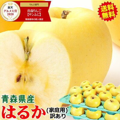 お試し価格！幻のりんご 青森 りんご はるか 2kg/3kg/5kg/10kg箱 家庭用/訳あり【送料無料】青森 りんご 10キロ 5キロ 3キロ 2キロ箱から選べる★【りんご はるか】【りんご ギフト】【りんご 訳あり】大小様々 2780円～★選べる重量 はるか 家訳