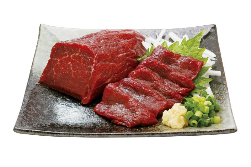 【期間限定　特売】馬刺し　赤身　1kg　※タレ6P付