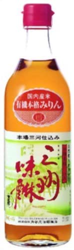 三河みりん 送料12本まで1本分 ギフト プレゼント クリスマス 父の日 家飲み ヤマト運輸にて 角谷文治郎商店 有機三州味醂 有機本格仕込み 愛知県 500ml 1本 箱なし 三河みりん 角谷文治郎商店