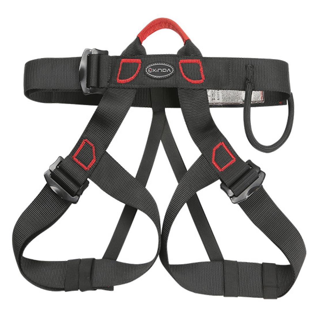 [TRIWONDER] ロッククライミングハーネス 安全ハーネス 登山ハーネス アウトドア シットハーネス 安全ベルト Climbing Harnesses (ブラック)
