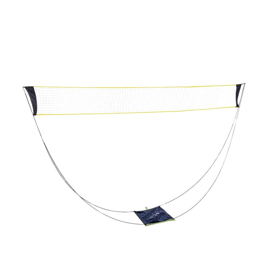 ポータブル バドミントンネット スタンドパイプ セット 屋外 練習用 子供 簡易 家庭用 屋内 大人 高齢者 組立簡単 収納 レジャー 運動 健康 tec-budnet