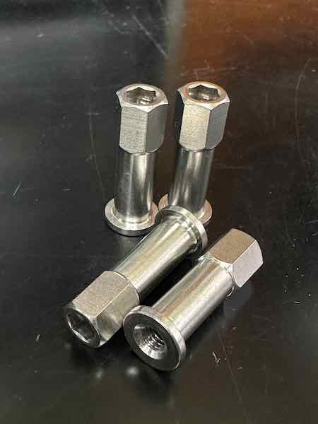 【最速発送】SNOWBIKE TECH スノーバイクテック SUSハイナット 4ヶセット