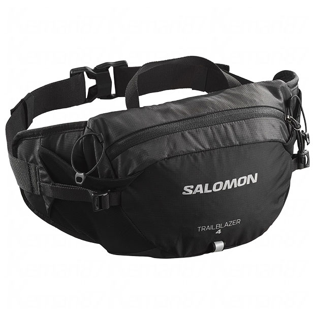 【4/4 20時からポイント5倍】トレイルブレイザー ベルト TRAILBLAZER BELT　ブラック×アロイ　【SALOMON|サロモン】ランニングバッグlc2183800