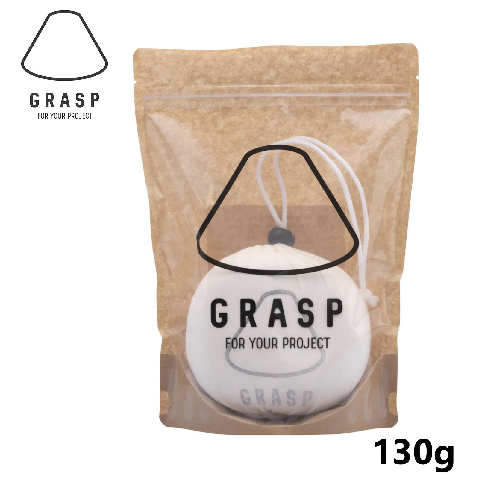 【 GRASP グラスプ チョークボール 130g 】 チョーク パウダー クライミングチョーク 滑り止め クライミングギア クライミング用品 ルートクライミング 登山 登山用品
