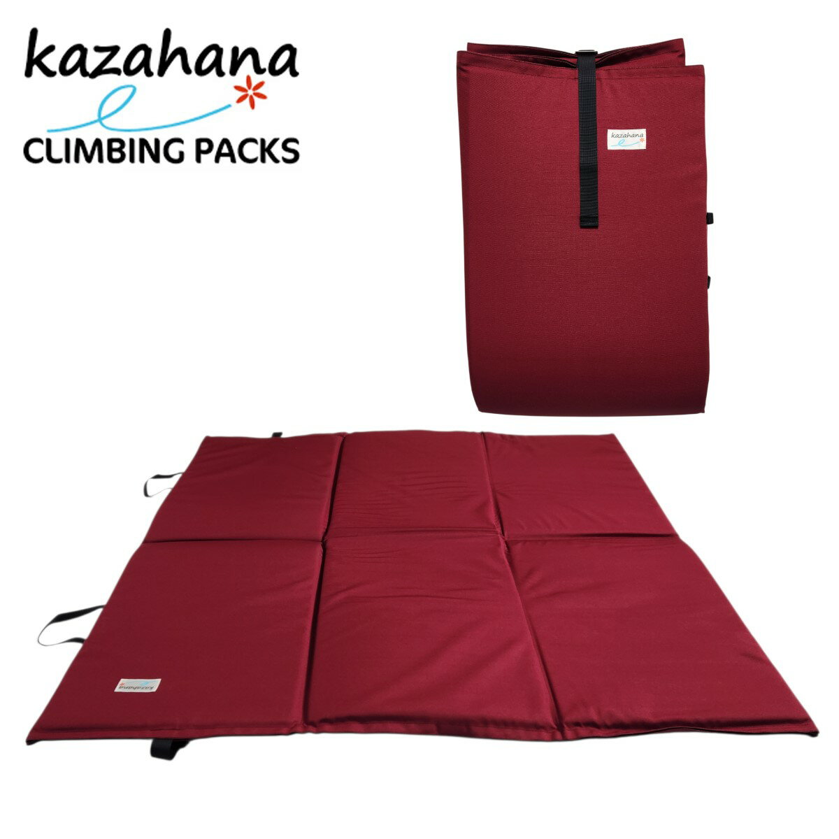 【 kazahana カザハナ ファインダーパッド ver.2 ワイン 】 1.5cm厚でコンパクトと高携帯性 Gフックオーガナイザーを追加してより簡易に移動 サーキットパッドとして軽量、簡易なデザイン 6面デザインで多様な状況に対応