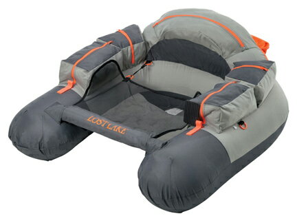 送料無料 バスプロショップ ロストレイク U型 フローター グレー チャコール フロートチューブ バスフィッシング フライフィッシング