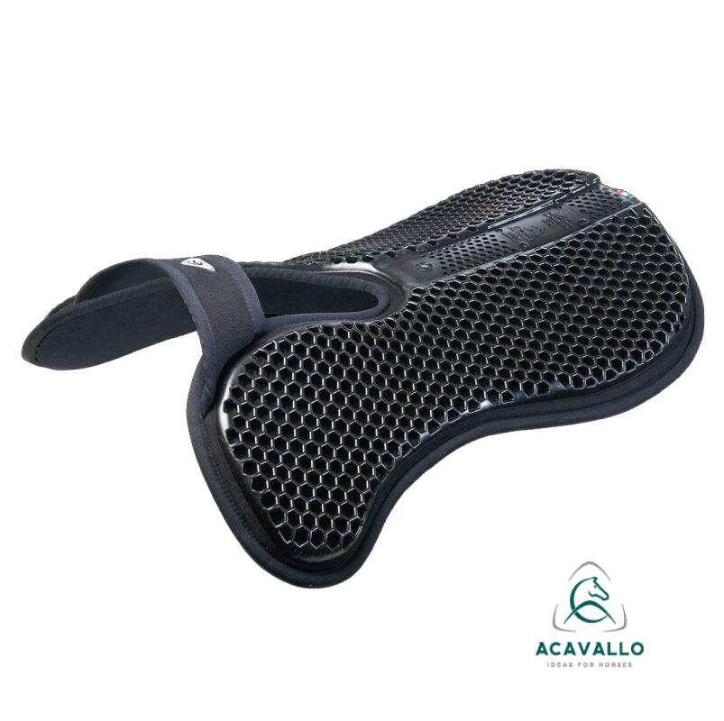 【送料無料】ACAVALLO ウィザーズフリー メモリーゲルパッド AC215 ブラック 黒 乗馬 鞍アクセサリー 馬具 乗馬用品 カバロ