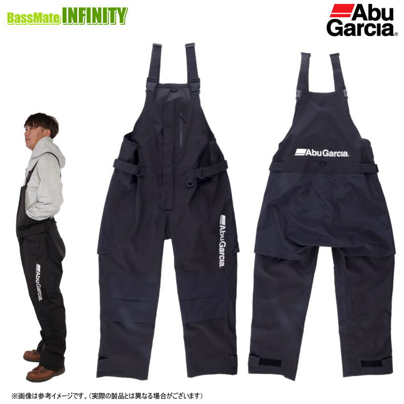 ●アブガルシア Abu　3レイヤー ビブパンツ (ブラック) 【まとめ送料割】