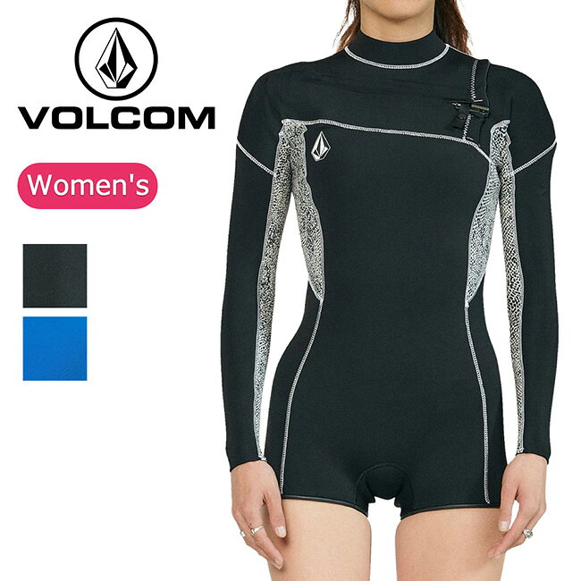 【エントリーでP10倍★4日20:00-10日01:59まで】VOLCOM ボルコム Womens Modulator 2mm Long Arm Chest Zip Wetsuit ウィメンズモジュレーター2mmロングアームチェストジップウェットスーツ O9512308 【 レディース ウエットスーツ サーフ 海 サーフィン アウトドア 】