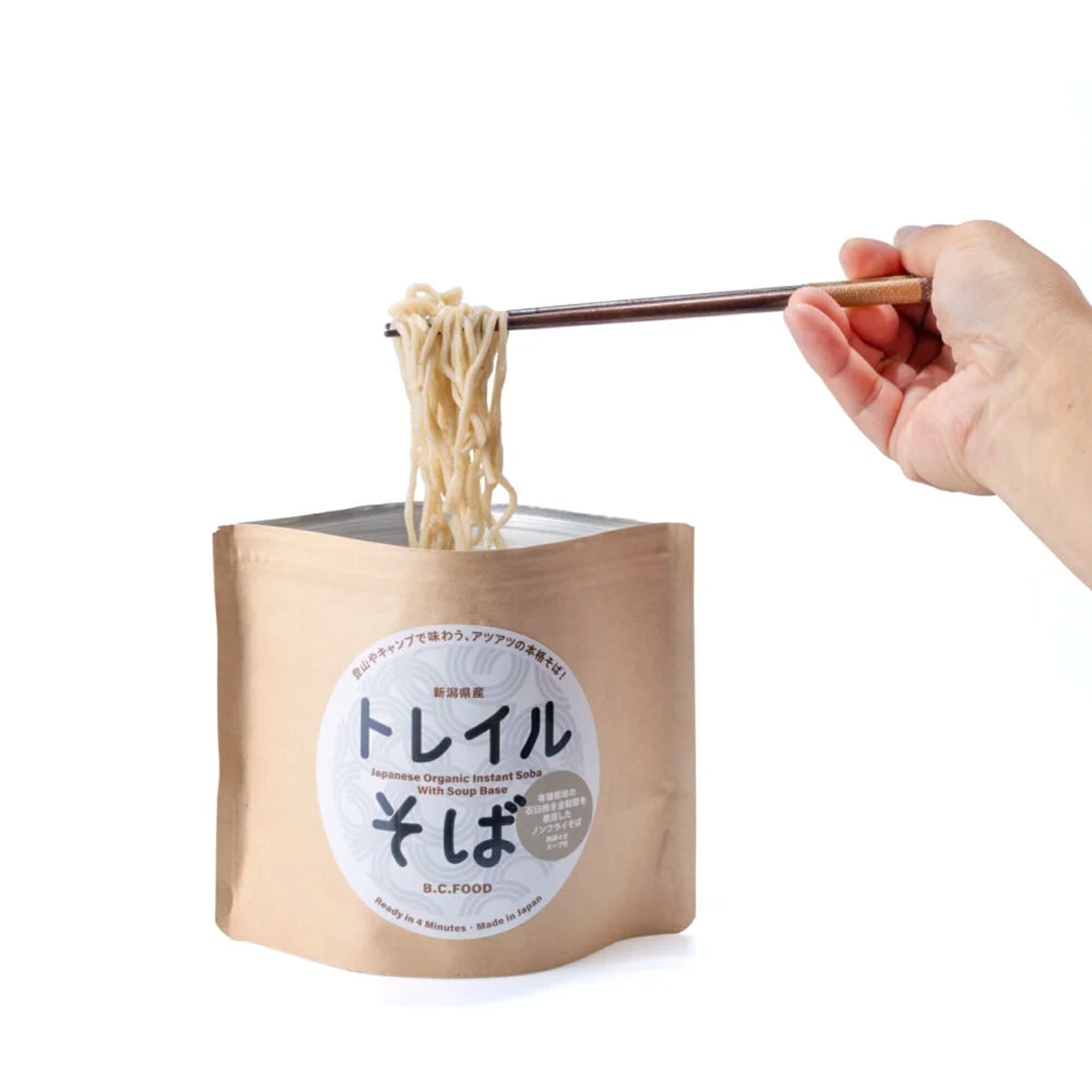 B.C. FOOD トレイルそば （粉末スープ付き）[MOCHIZUKI OUTDOOR モチヅキ アウトドア] ※返品交換不可商品