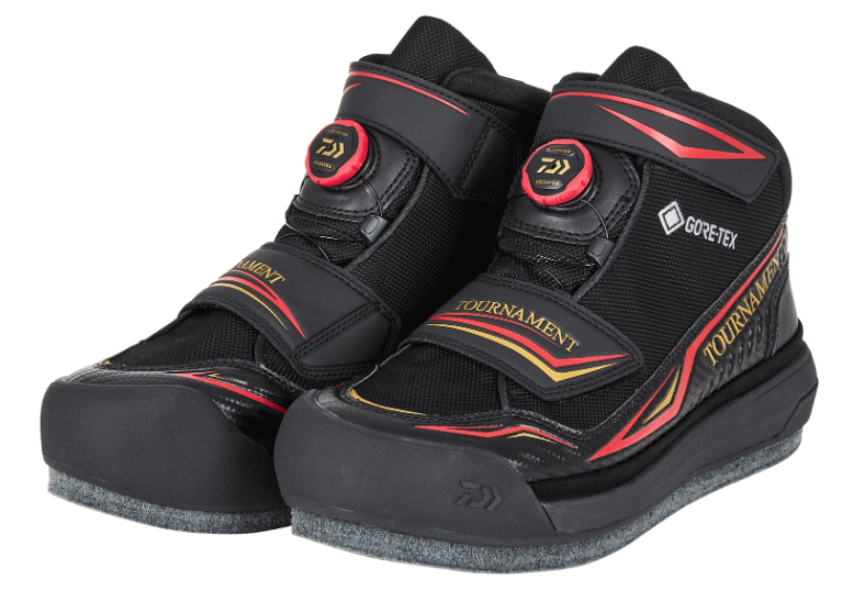 ダイワ トーナメント ゴアテックス シューズ (スパイクフェルト) TM-2601G レッド 26cm｜磯靴 磯シューズ daiwa 釣具 【期間限定セール】