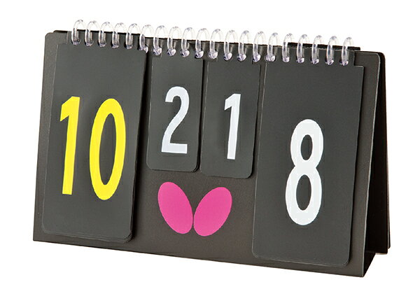 【4月10日まで 最大4％OFFクーポン＆P最大10倍】 バタフライ Butterfly 卓球 ミニカウンター3 得点板 スタンド機能有 ポケット付き 試合 練習試合 カウンター ミニ得点版 大会 グッズ 75700