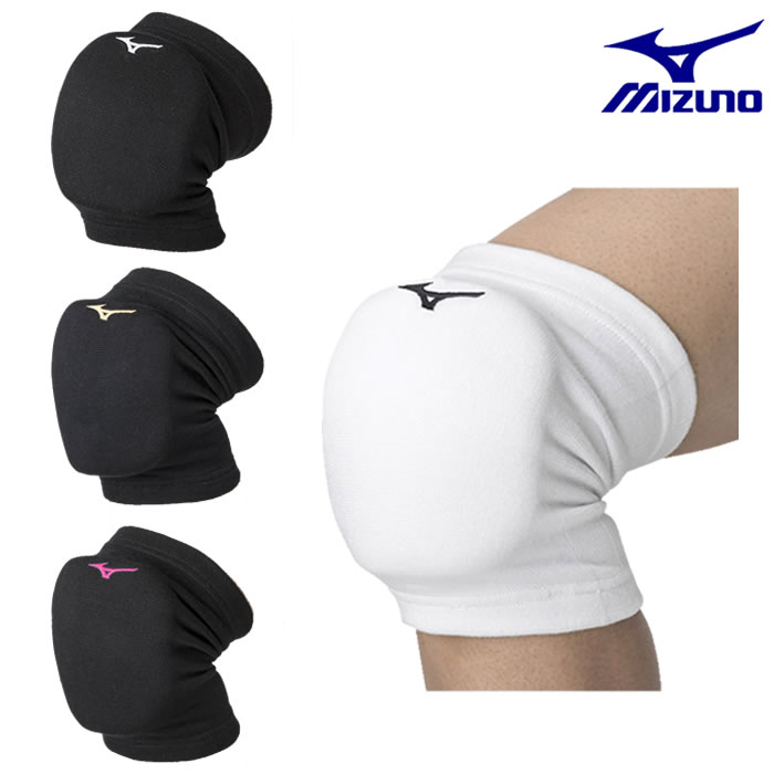 ミズノ バレーボール 膝サポーター (1個入り)ユニセックス 総丈22.5cm 厚型パッド バレーボール サポーター 膝 ミズノ ひざ サポーター V2MYA000